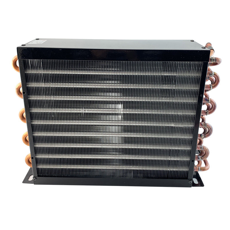 适用空调冰箱冷柜冷凝器机组蒸发散热器小型铜管铝翅片散热片