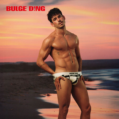 BULGEDING泊丁痕迹印花三角内裤