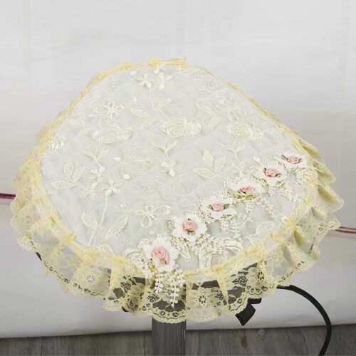 电饼铛盖巾档双面加热家用蕾丝布艺防尘罩烤烙饼锅煎饼机盖布包邮