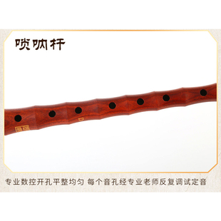王家彪小叶檀木网红款唢呐乐器精制吹奏乐器初学专业款小号喇叭