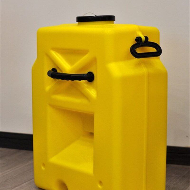 鹰兽洗眼器便携式53L应急实验室塑料装置移动壁挂式洗眼器验厂
