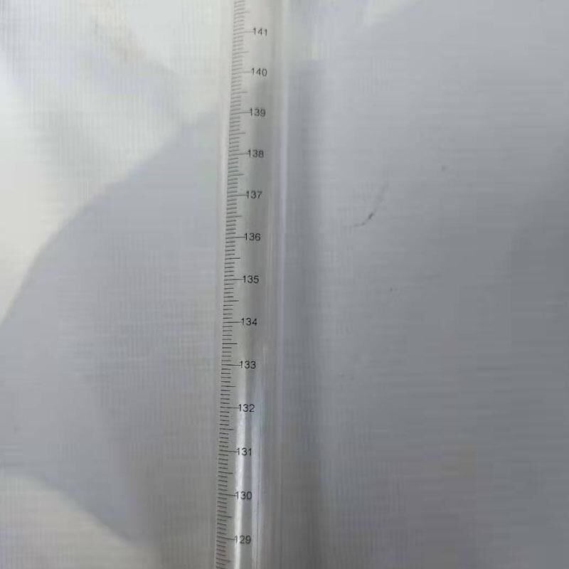 不干胶标尺液位标签贴纸卷尺标计贴纸透明黑字印刻度尺消防水池尺图片