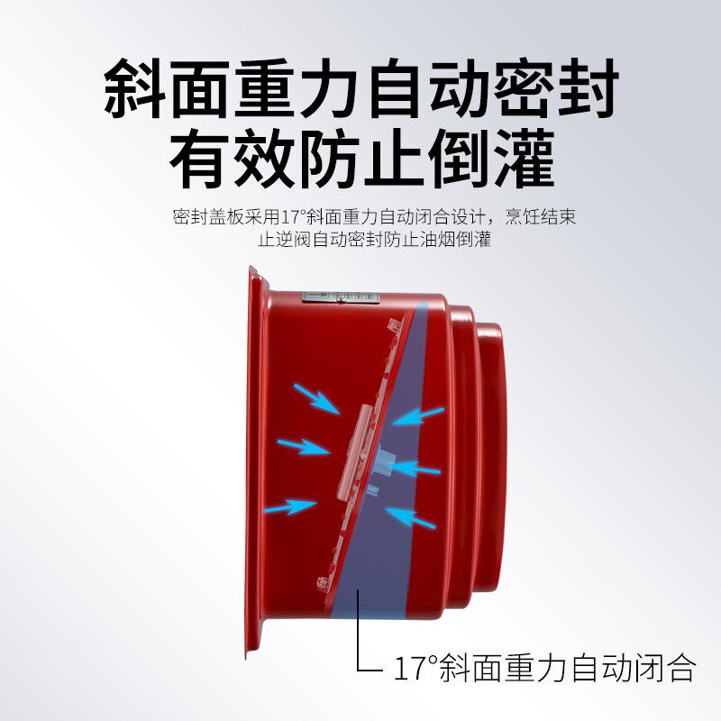烟道止逆阀抽油烟机止回阀厨房专用排烟耐高温防火通用防烟宝单向