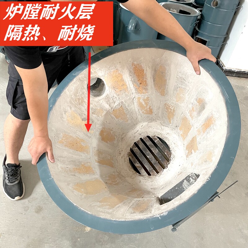 商用耐火砖烧煤块炉子煤炭木柴灶台焦炭炉子酒席煮肉做饭铁锅灶台