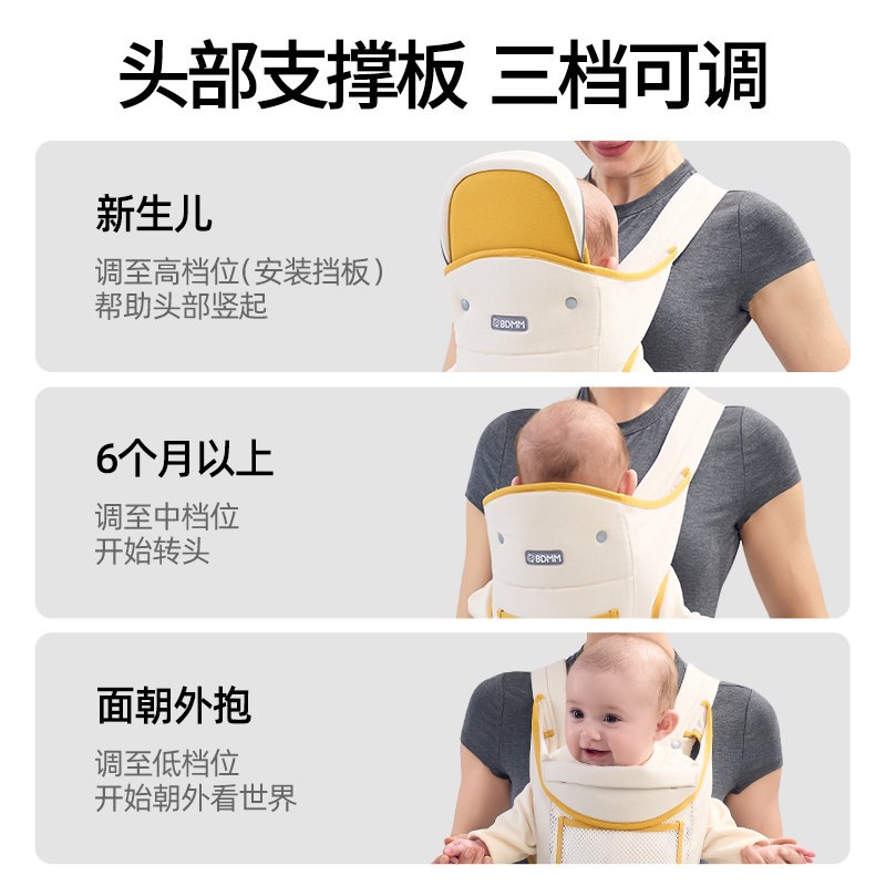 2025新款宝宝背带抱娃神器解放双手新生儿宝宝背带轻便横前抱