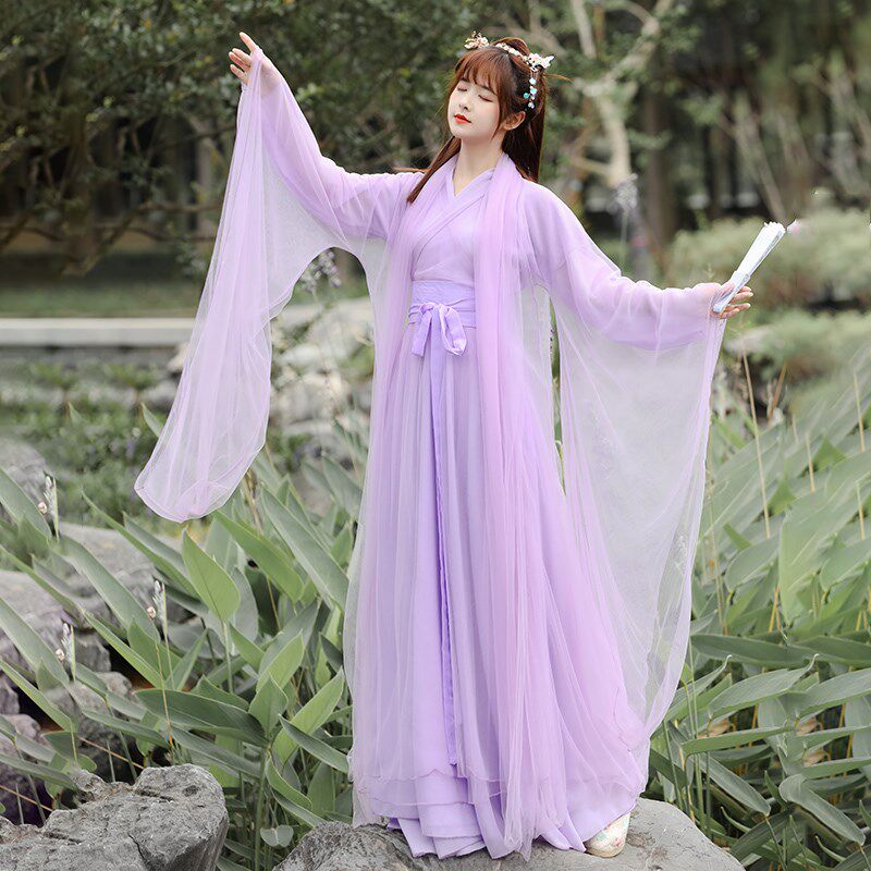 古装女影视日常改良古风仙侠服cos仙女套装春秋古典舞蹈表演服装