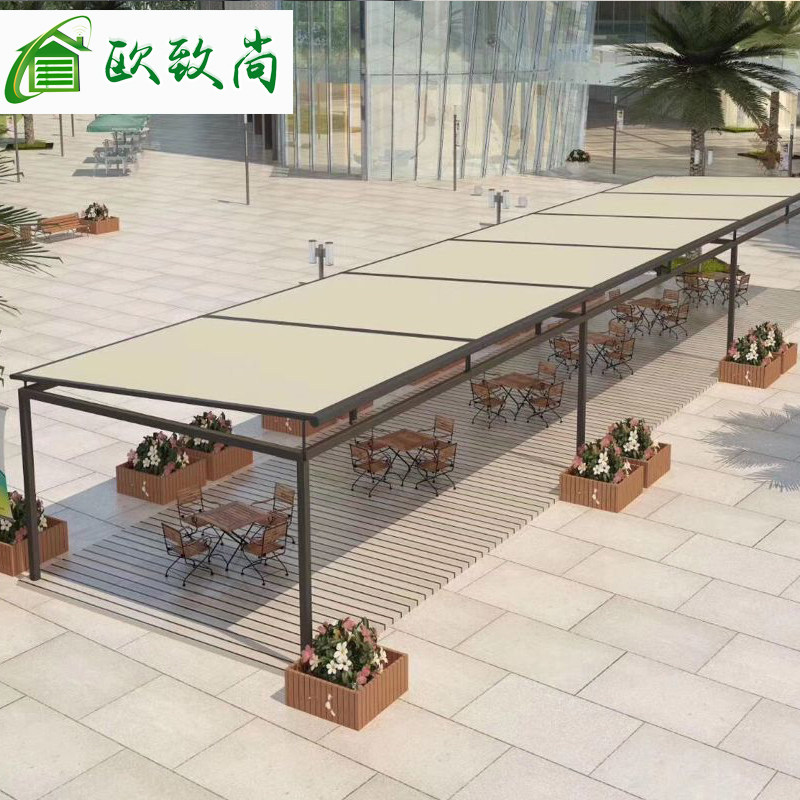 户外遮阳自动申缩天幕遮阳帘阳光房顶遮阳帘隔热防晒天窗顶帘定制