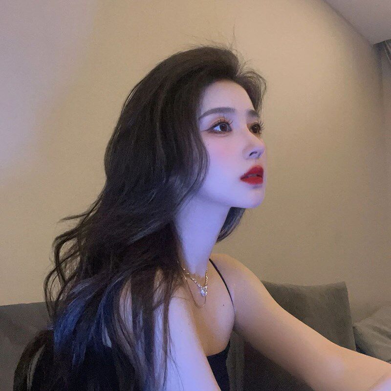 全头套女网红假发中分长发整顶自然蓬松长卷发大波浪微卷假发套