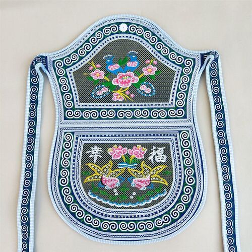 贵州传统前后背式背带背扇秀花婴儿小孩新款背袋两用宝宝背被包邮