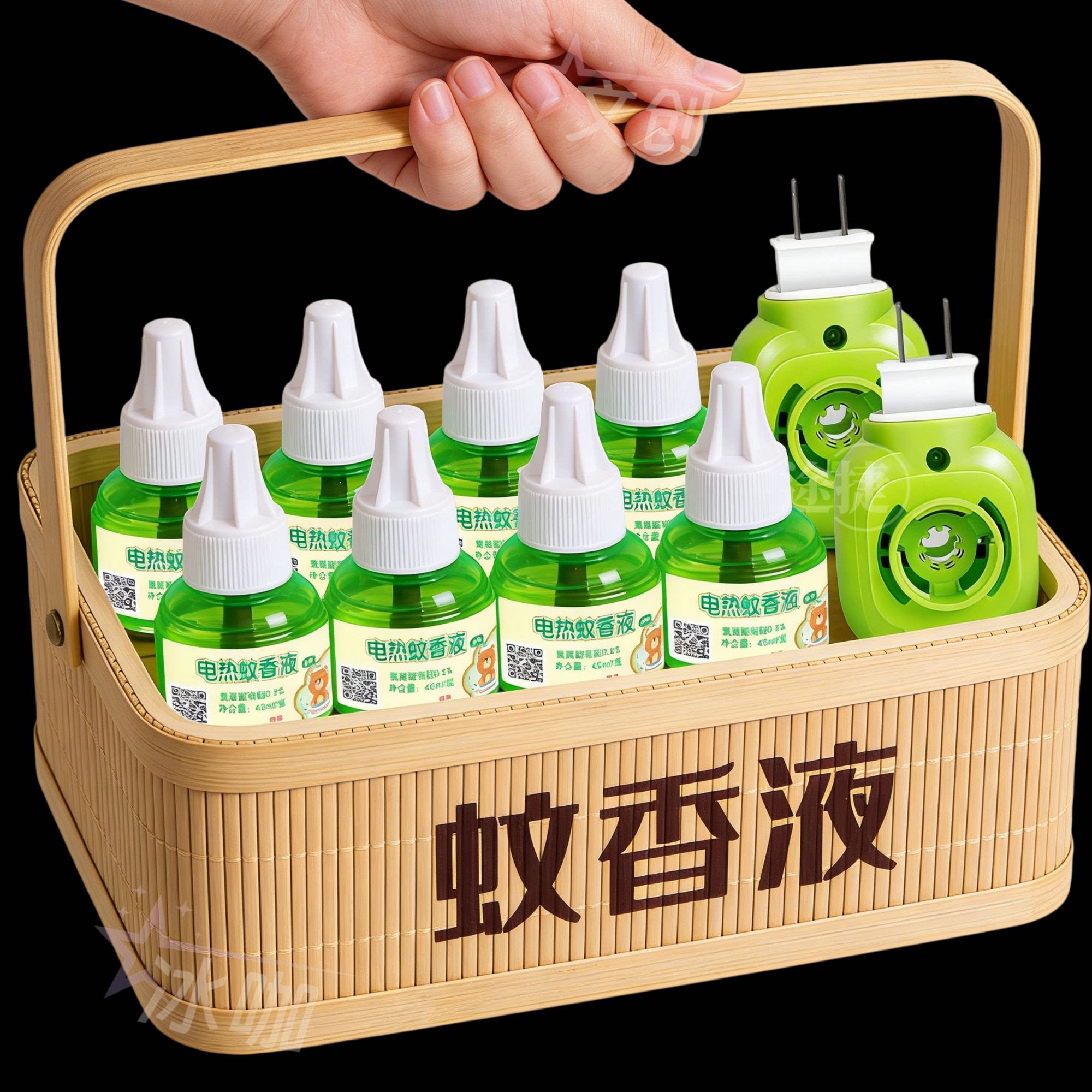 正品蚊香液整箱批发无味强效驱蚊宾馆酒店地摊夜市通用插电式