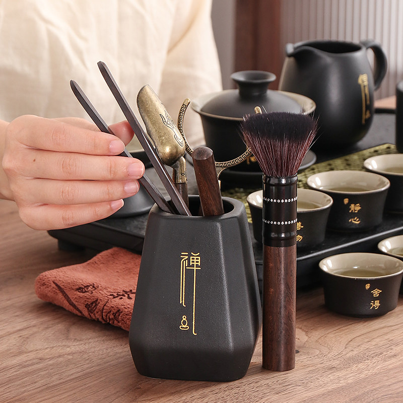 便携式旅行茶具小套装带茶盘户外泡茶壶车载陶瓷简约功夫茶具手提