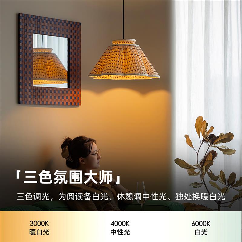 E27灯泡LED三色龙珠球形灯泡暖光白光自然光大瓦数高亮度螺旋光源