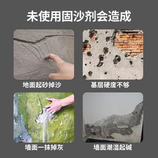 墙固固沙宝固沙剂水泥地面起砂克星封闭剂渗透性防返碱发霉界面剂