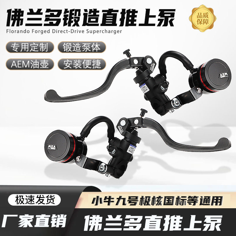 正品佛兰多非瑞祖码布雷博直推电摩上泵小牛酷奇龟车极酷X5直上刹图片