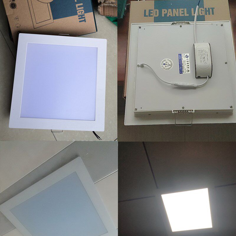 LED厨卫灯嵌入式方形暗装厨房灯卡扣式卫生间灯具浴室吸顶灯孔17