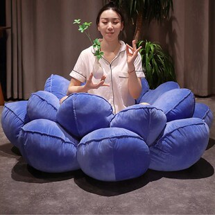 客厅巨型莲花坐垫好运连连蒲团垫书房榻榻米躺睡垫地板垫懒人坐墩