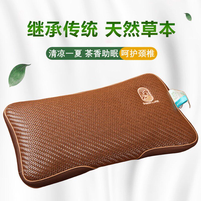 荞麦枕单人学生护颈椎全荞麦皮枕芯硬茶叶梗助睡眠凉枕睡枕头
