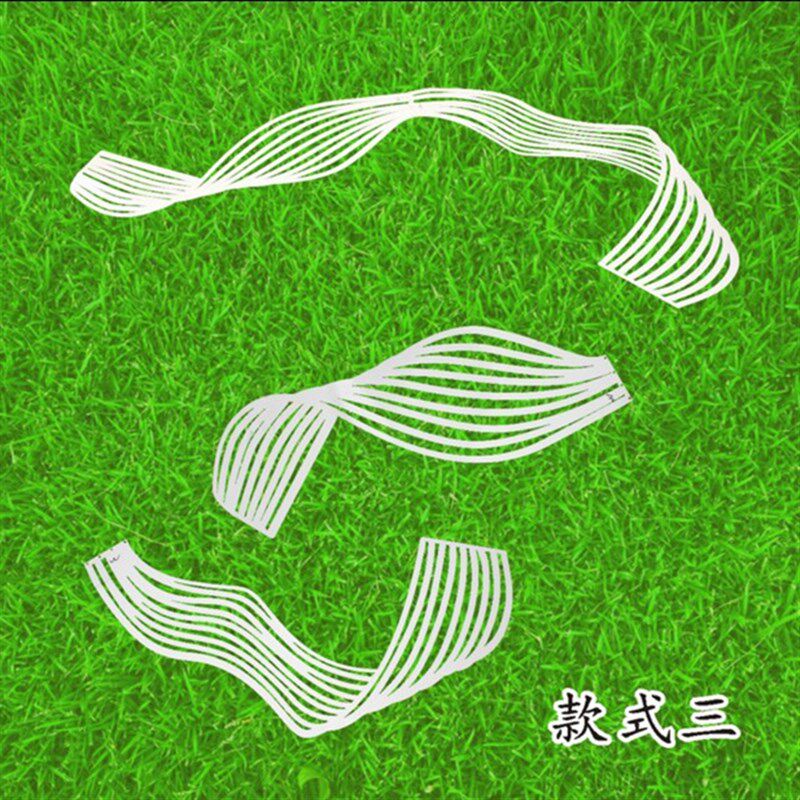 新款PVC雕花钢管铁艺婚庆背景道具舞台装饰挂件曲线飘带线条欧式