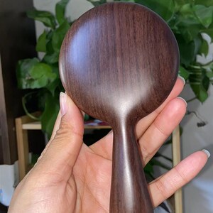 【清凉感好爽】黑檀钢针梳爽爆直发短发疏通按摩梳子卷发直发