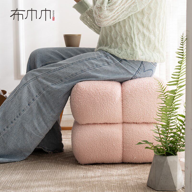 布巾巾花瓣坐墩懒人榻榻米坐垫蒲团地上看书客厅家用地毯小凳子