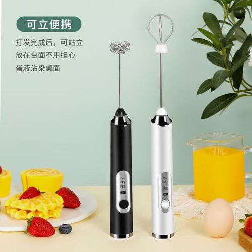 电动打蛋器打奶器咖啡家用打发烘焙奶盖奶泡机牛奶打发器蛋清搅拌