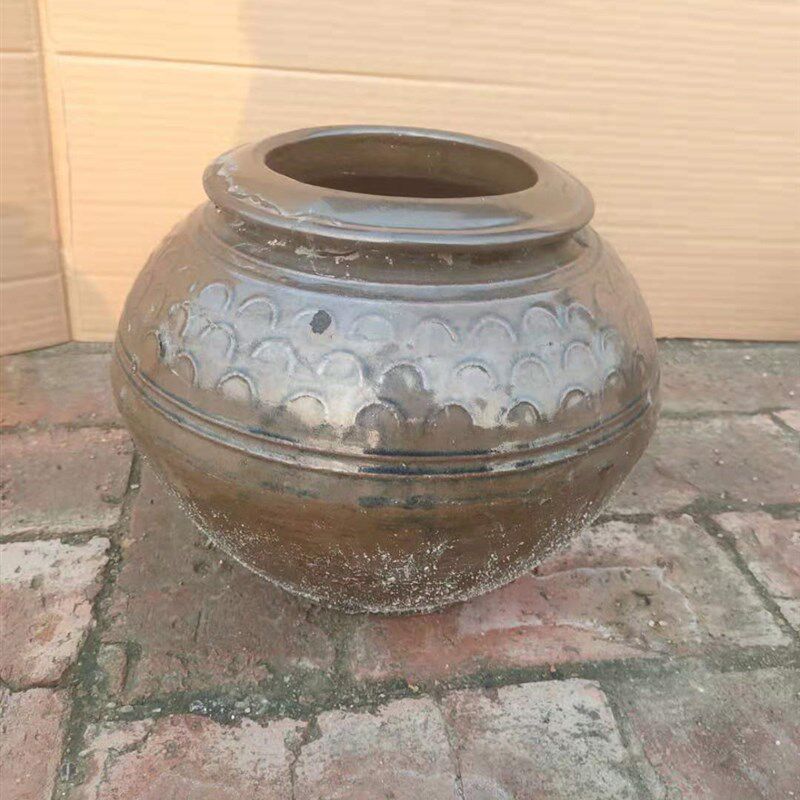 民俗老物件农村摆件酒坛子陶罐老罐子腌菜罐怀旧收藏民宿农家乐