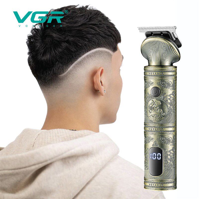 VGR106六合一套装剪发电推剪专业复古油头理发推剪专业电动理发器