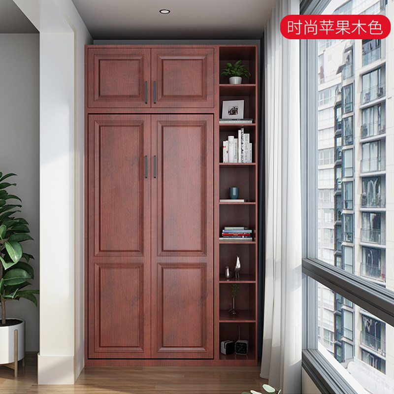 多功能阳台隐形床柜一体正翻折叠壁床省空间小户型书房阳台储物