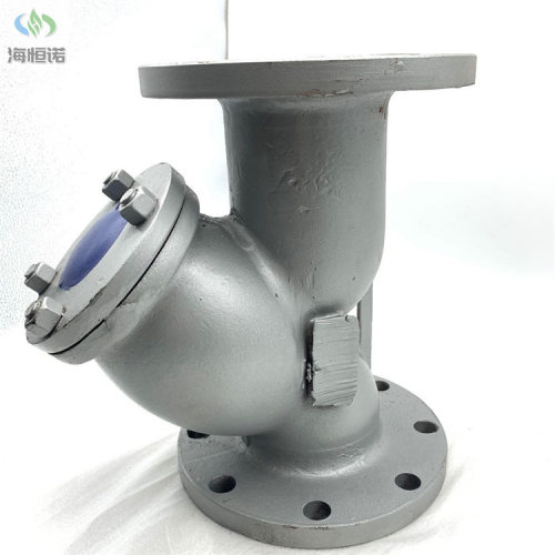 DN50中型铸铁过滤器 GL41H-10Y型法兰式连接过滤器