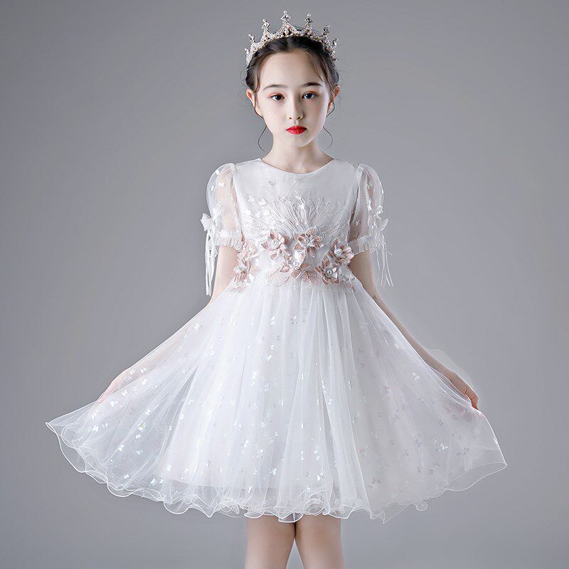 女童公主裙蓬蓬纱裙子幼儿园合唱舞蹈服装儿童装演出服六一大合唱