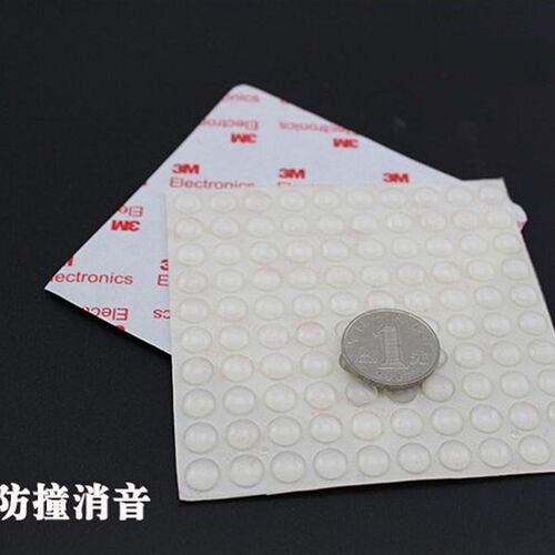 100粒自粘家具防撞垫橱柜门抽屉防碰撞胶贴防噪音静音防撞贴包邮