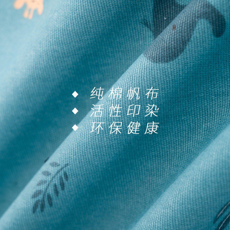 定制化妆凳椅套罩帆布长方形凳子套钢琴凳套田园卡通风尺寸定做