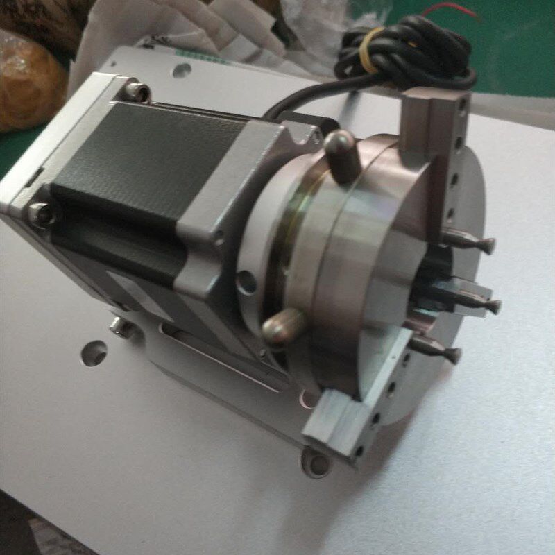 光钎激光打标机旋转轴 打标机旋转台 戒指加工快速装卸标刻夹具