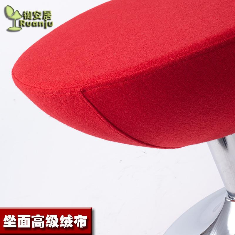 北欧新款休闲布艺样板房沙发椅办公电脑酒店配套咖啡椅躺椅B207