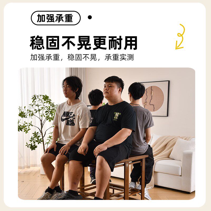 烤火架烤火桌家用竹折叠桌多功能茶几取暖桌1.2米实木长方形桌子
