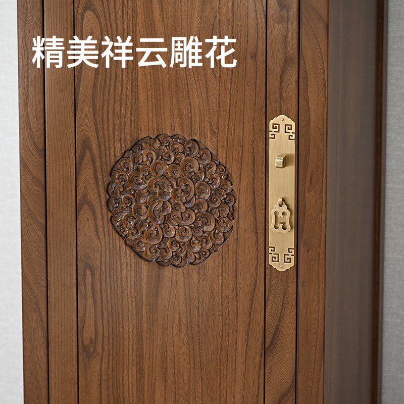 新中式转角柜墙角储物柜榆木客厅窄柜单门玄关柜入户鞋柜家用室内