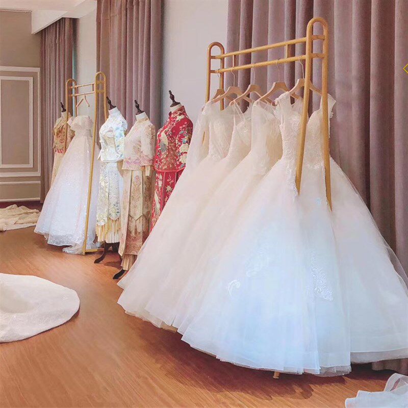 婚纱店高档落地展示架子礼服摄影模特秀禾服装工作室影楼挂衣架子