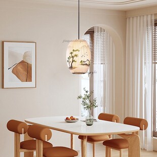 新中式 吊灯禅意中国风客厅卧室书房灯仿古灯笼餐厅阳台灯2024新款