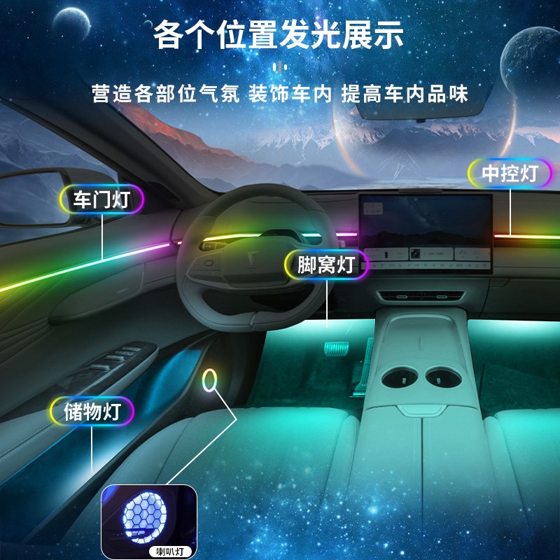 长安深蓝S7氛围灯改装专用汽车用品配件车内装饰内饰气氛灯大全件