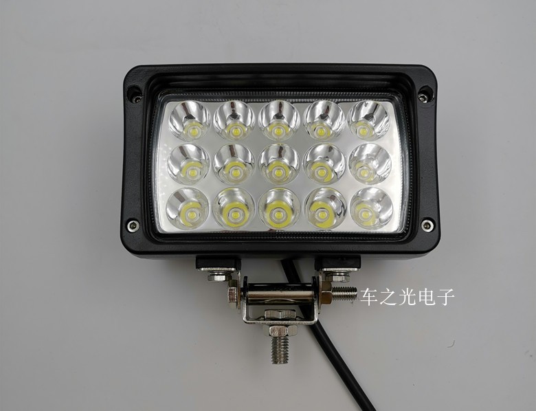 挖机大灯工程车led灯12V叉车吊机挖掘机大臂灯收割机货车射灯24V