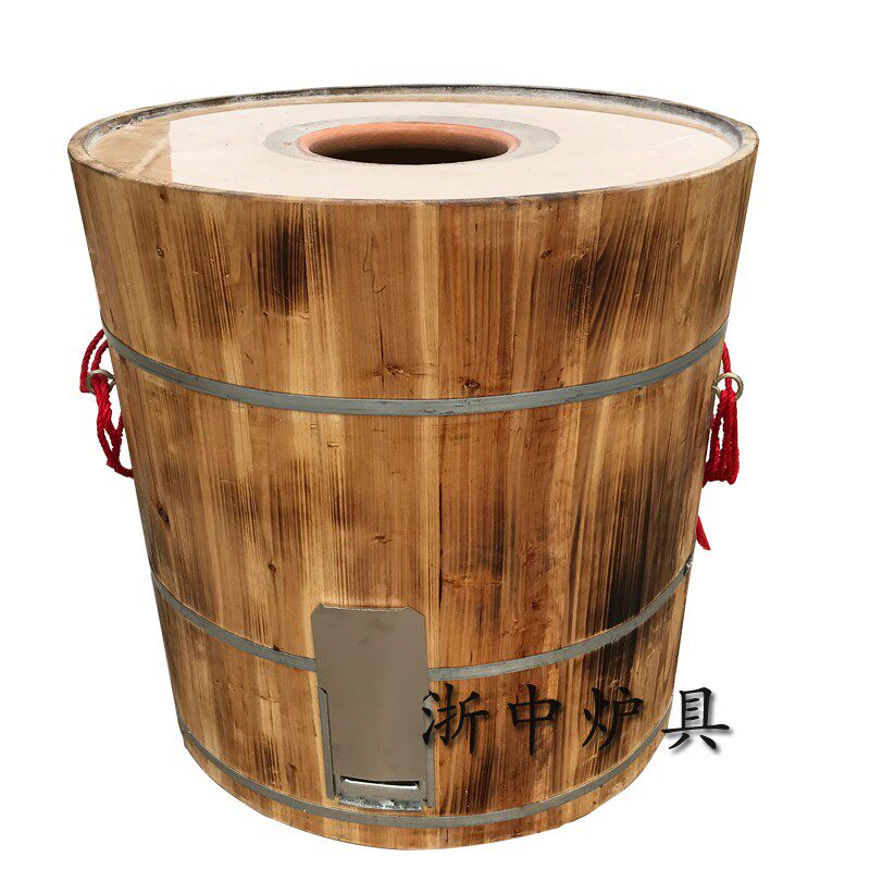 仿古木桶烧饼炉缙云烧饼炉梅干菜烧饼炉衢州烤炉梅干菜扣肉饼烤炉