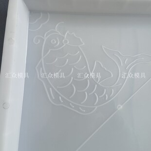防滑彩砖水泥地砖塑料模具市政人行道步道砖户外庭院铺路地板模具
