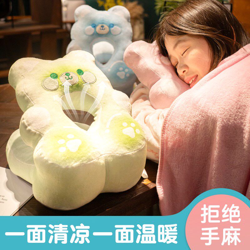 午睡枕趴睡枕办公室抱枕女生午休睡觉神器小学生教室儿童桌上枕头