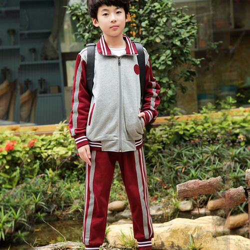 东莞市凤岗镇小学生统一校服秋冬季装长袖秋长裤套装凤岗小学校服