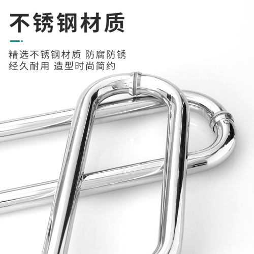 浴室玻璃门拉手淋浴房把手移门卫生间钢化手柄推拉不锈钢淋浴扶手