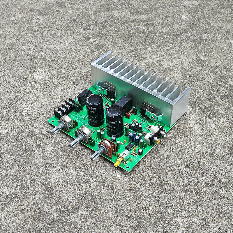 200W7293功放板大功率高保真立体声2管前后级功放板套件DIY成品板