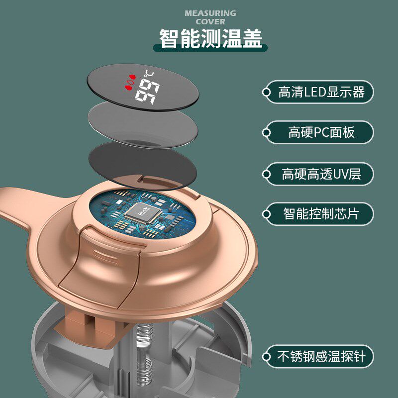 智能温显保温壶家用高档大容量热水瓶暖水壶真空玻璃内胆热水瓶