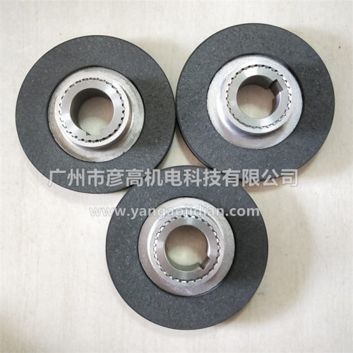 诺德5.5/7.5kw132机座电机FDB20刹车器BRE100转子100Nm摩擦盘28齿
