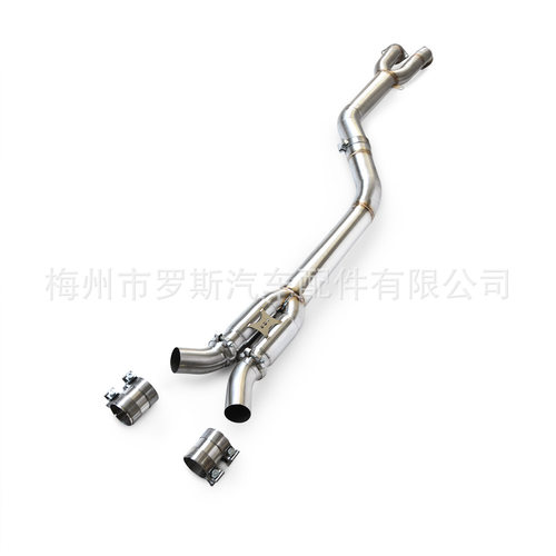 适用于宝马M2G87S553.0T2021-2026高性能中管带谐振器排气管