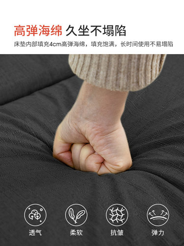 ft折叠床办公室午休家用简易沙发午睡单人躺椅两用行军陪护床